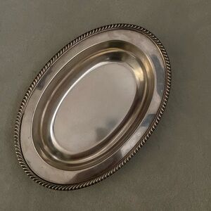 Oneida LTD Fiesta Silver "12" x 8" Silver Plated Serving Dish